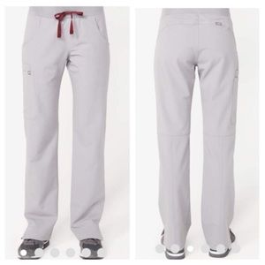 FIGS SCRUB PANTS  - cement - kade - small - NWT